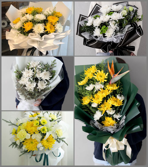 甘肃省武威天祝藏族自治县祁连乡白事花束代送